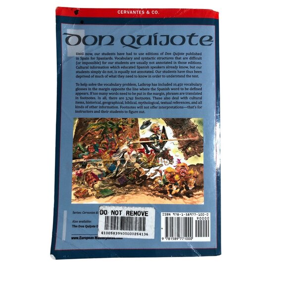 Don Quijote Legacy Spanish Edition Edited Tom Lathrop Illus Jack Davis Paperback - Picture 2 of 15